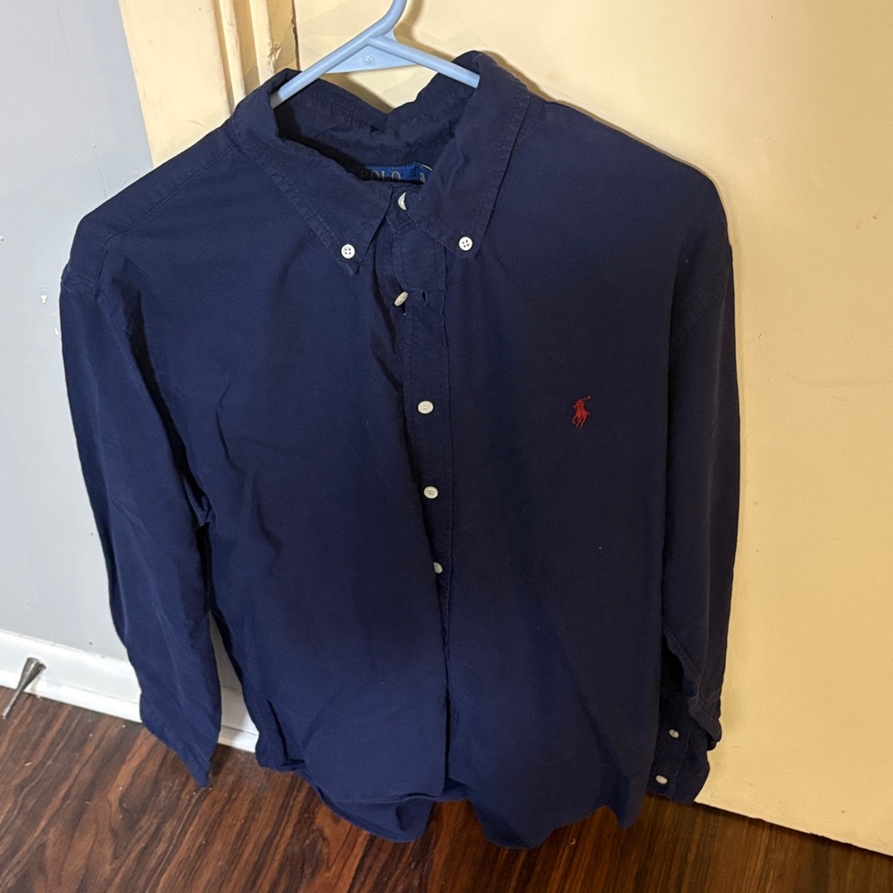 Polo by Ralph Lauren Dark Blue Button Down Shirt